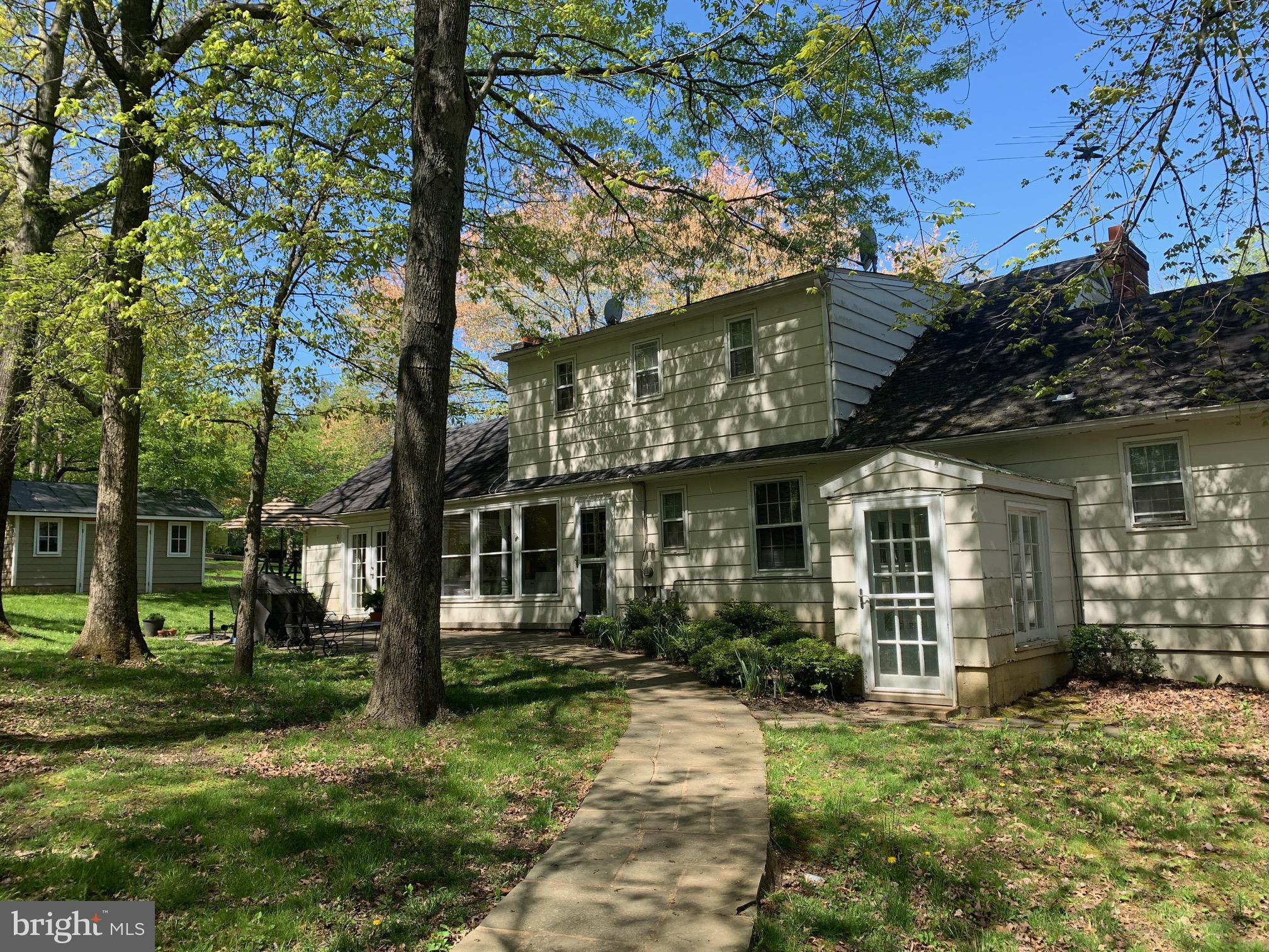 9267 Patrick Street Upperville, VA 20184 - Photo 3 of 43 Back of home with stone terrace