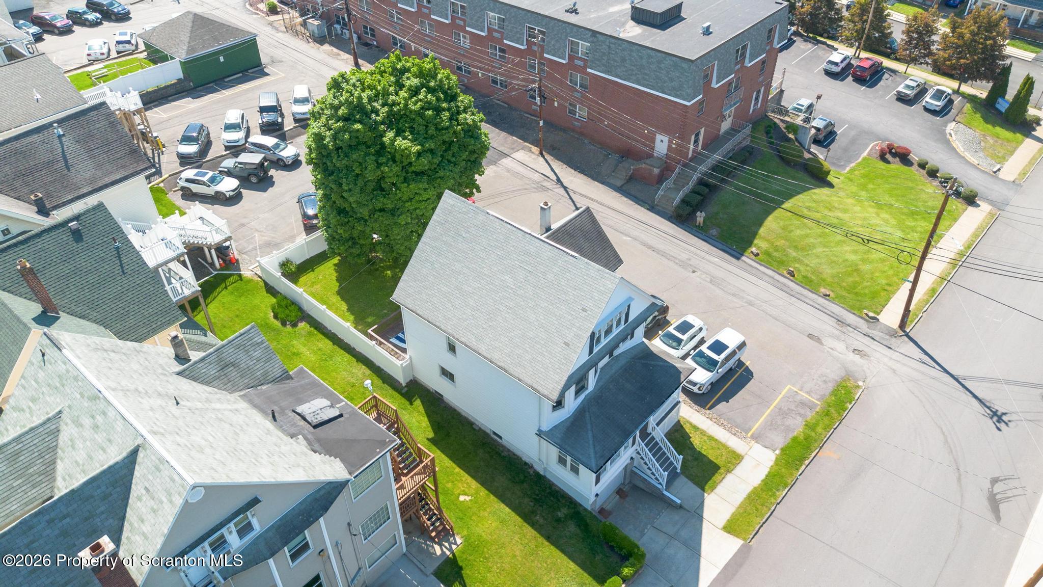 616 Myrtle Street Scranton, PA 18510 - Photo 55 of 65 an aerial view of a house with a swimming pool