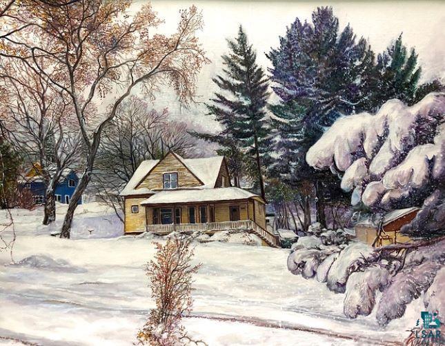621 Rittenhouse Avenue Bayfield, WI 54814 - Photo 46 of 49 Painting of home from Rittenhouse