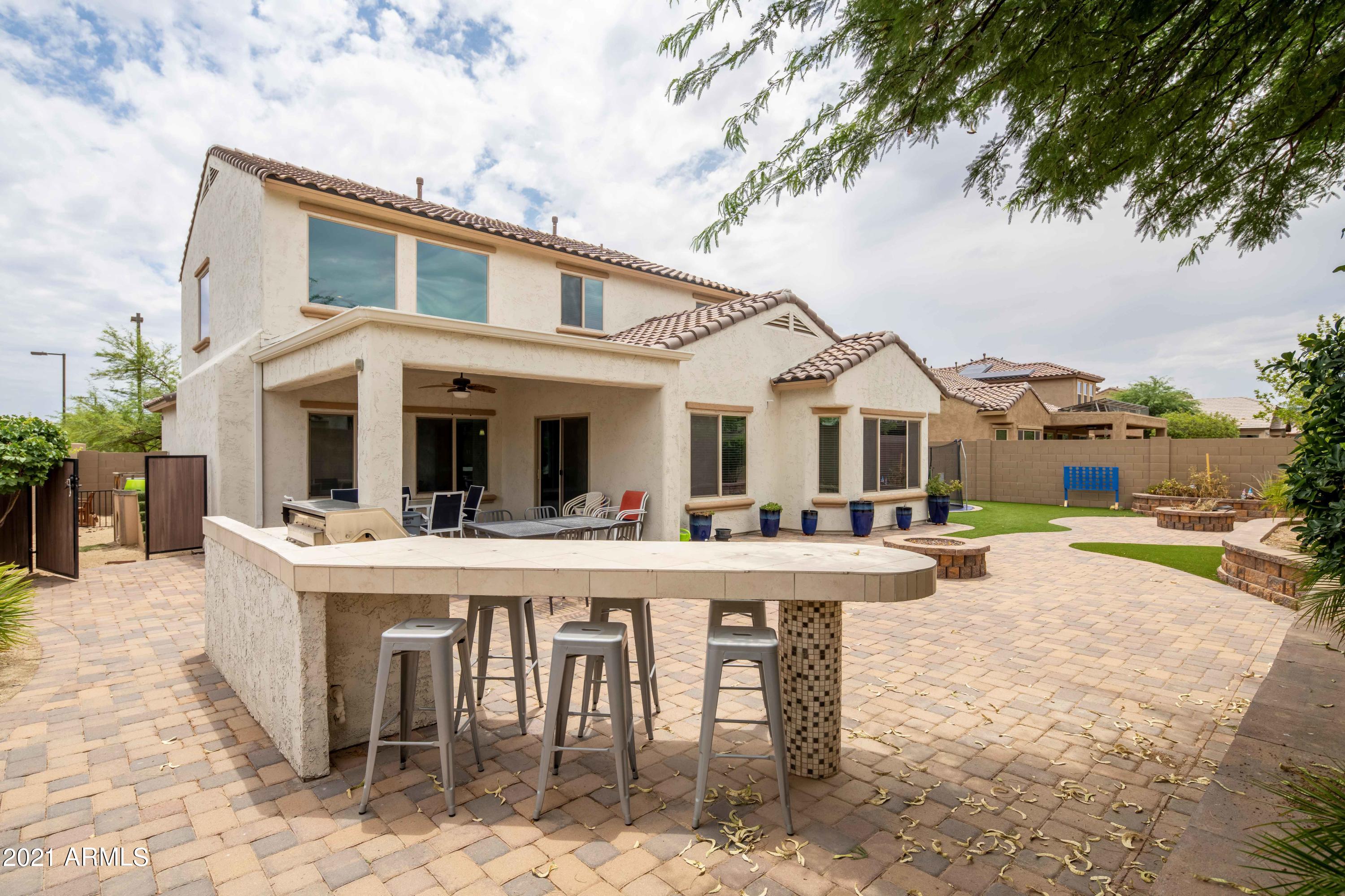 17456 West Bajada Road Surprise, AZ 85387 - Photo 24 of 39 Backyard BBQ area