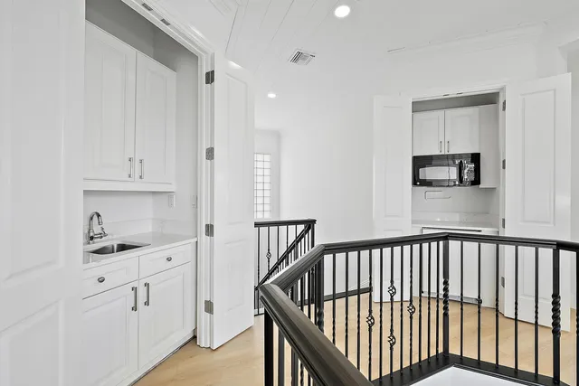 a room with a bed and a window