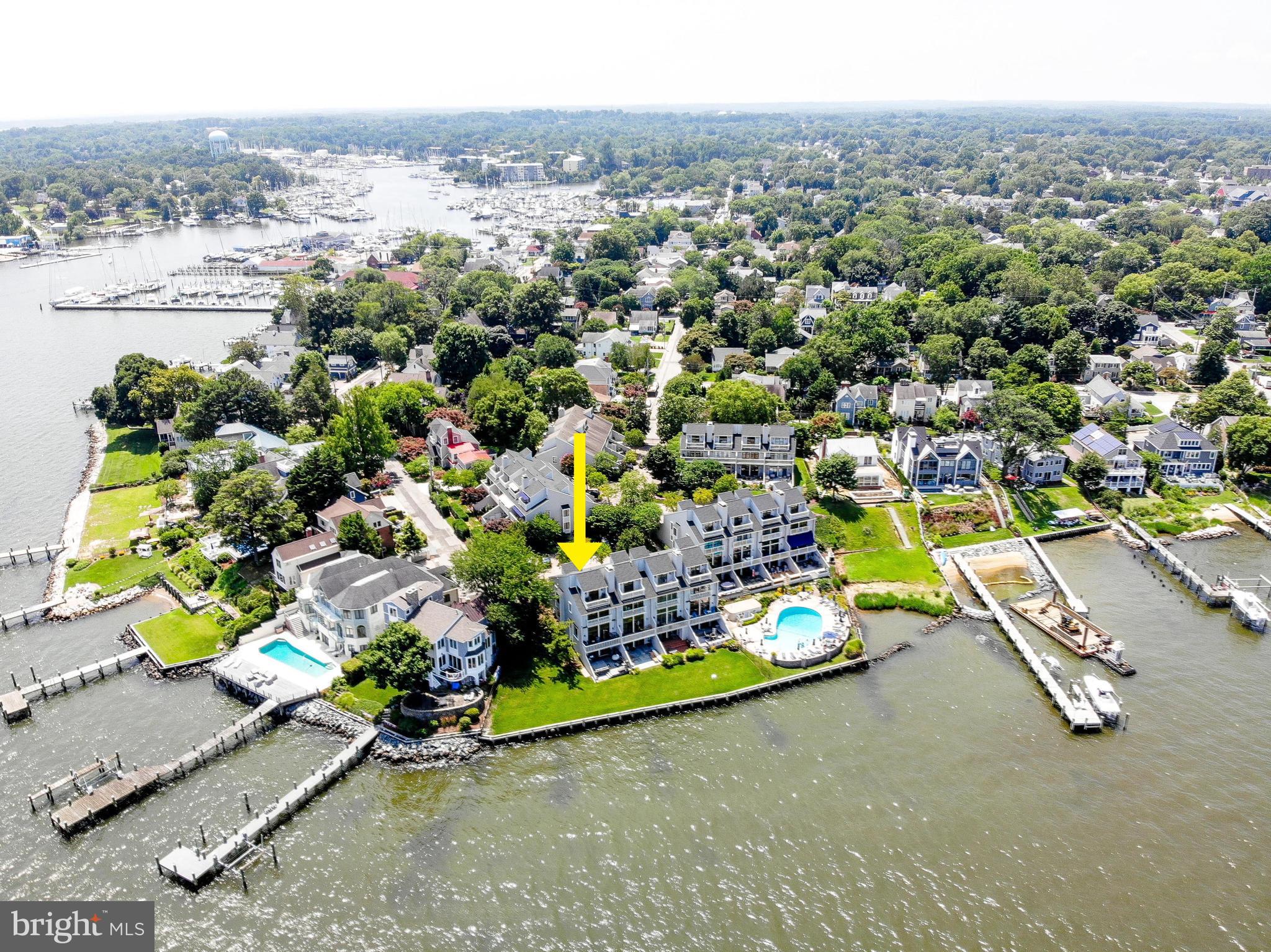 8 Eastern Avenue Annapolis, MD 21403 - Photo 2 of 55 an aerial view of a city