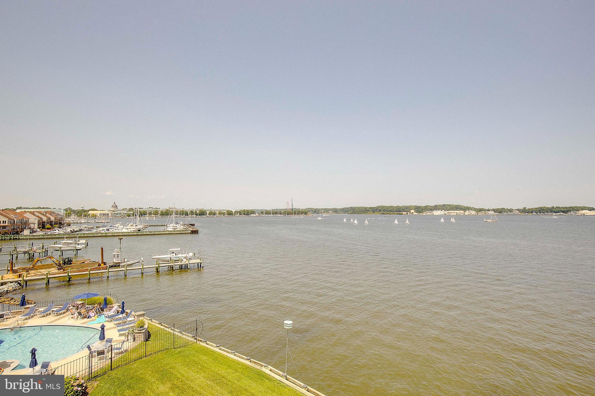 8 Eastern Avenue Annapolis, MD 21403 - Photo 37 of 55 a view of a lake with a city