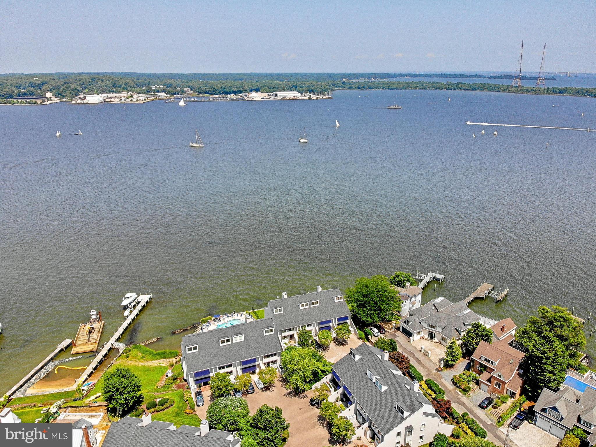 8 Eastern Avenue Annapolis, MD 21403 - Photo 48 of 55 an aerial view of a city