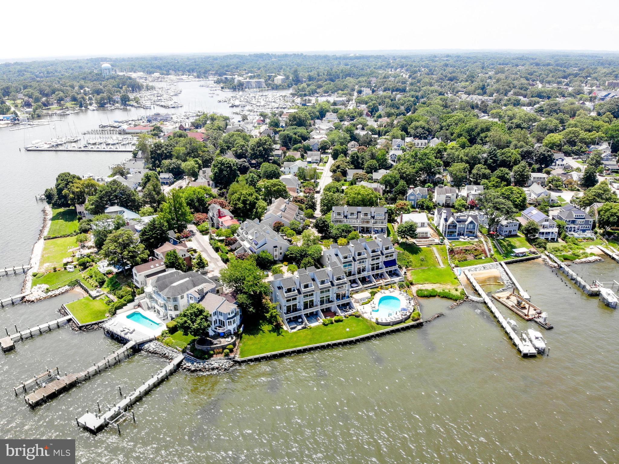 8 Eastern Avenue Annapolis, MD 21403 - Photo 51 of 55 an aerial view of a city