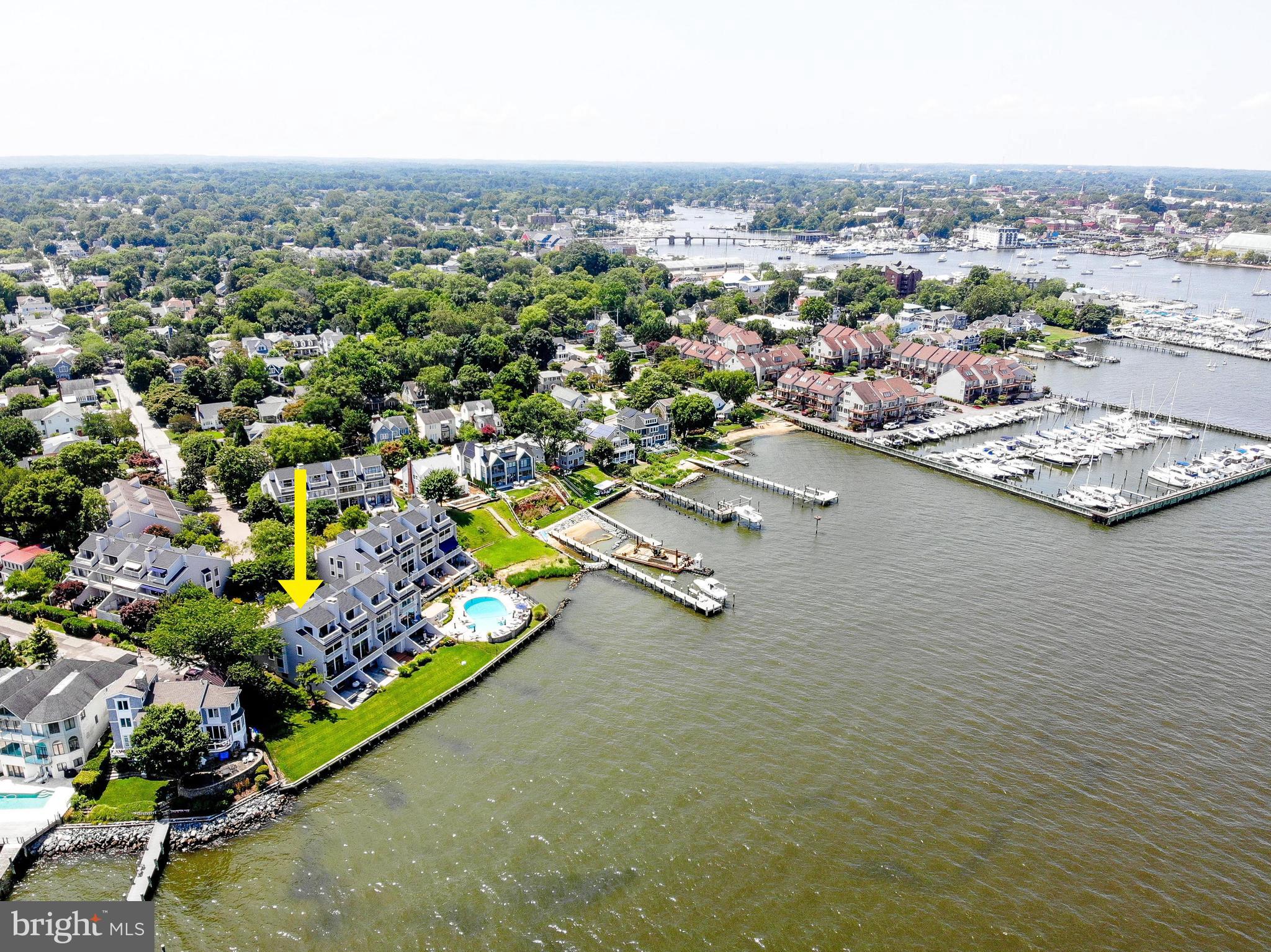 8 Eastern Avenue Annapolis, MD 21403 - Photo 55 of 55 an aerial view of multiple house with yard