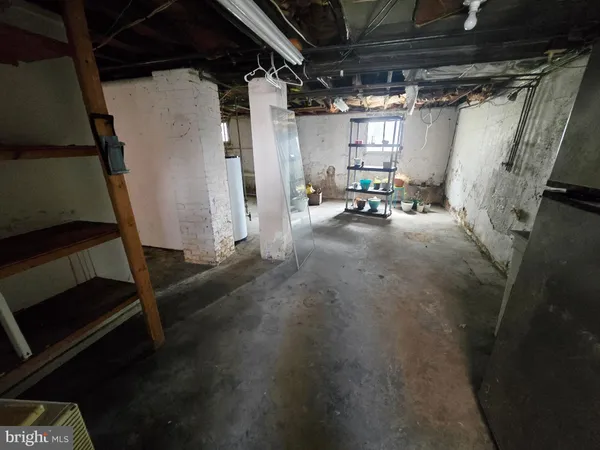 a view of a hallway with staircase