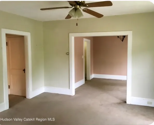 a view of an empty room