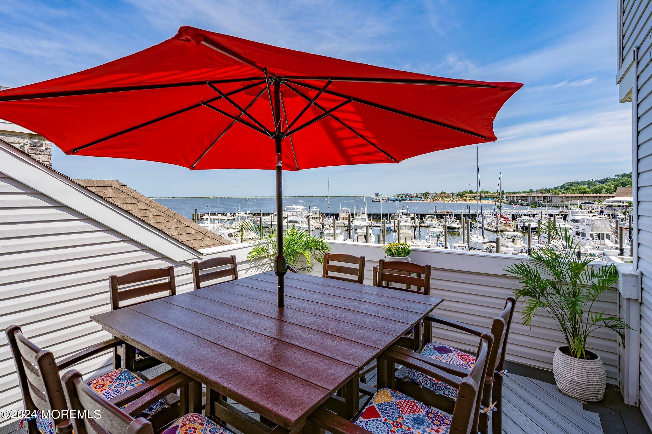 6 Lighthouse Point Road, Unit 701 Highlands, NJ 07732 - Photo 33 of 48 a outdoor view with a sitting space