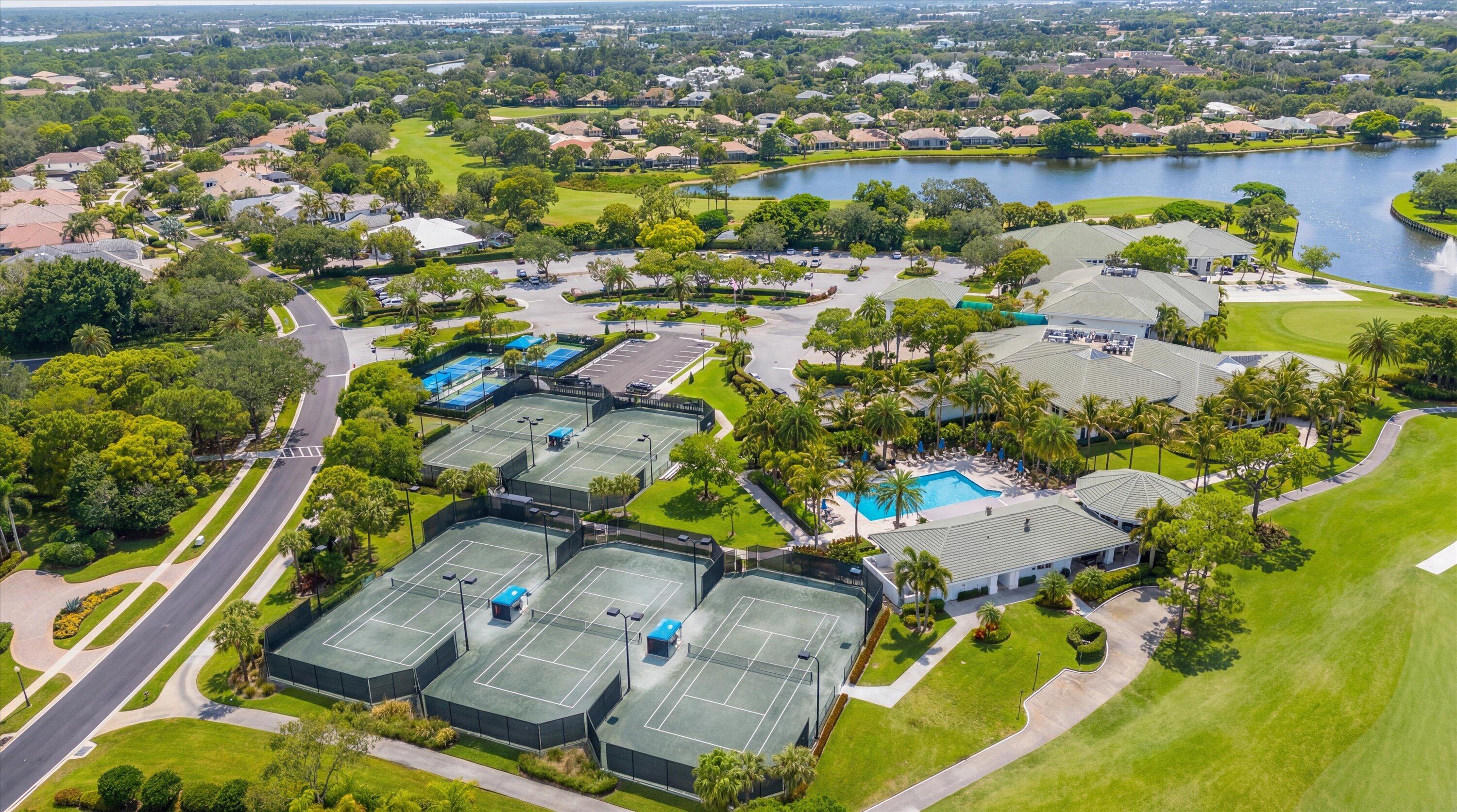 3498 Southeast Doubleton Drive Stuart, FL 34997 - Photo 37 of 42 an aerial view of residential houses with outdoor space