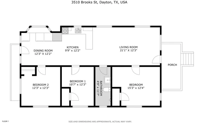 $175,000 | 3510 Brooks Street, Dayton, TX 77535