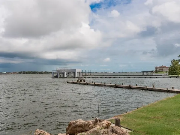 a view of a park with trees