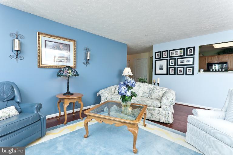9604 Haven Farm Road, Unit 9604F Perry Hall, MD 21128 - Photo 6 of 19 a living room with furniture a rug and a wall painting