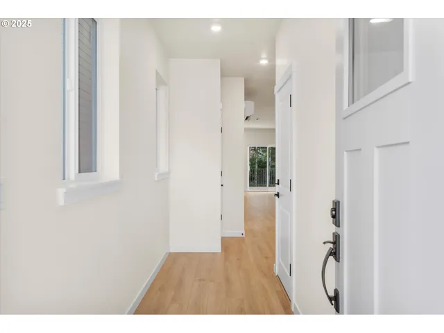 a view of an front door