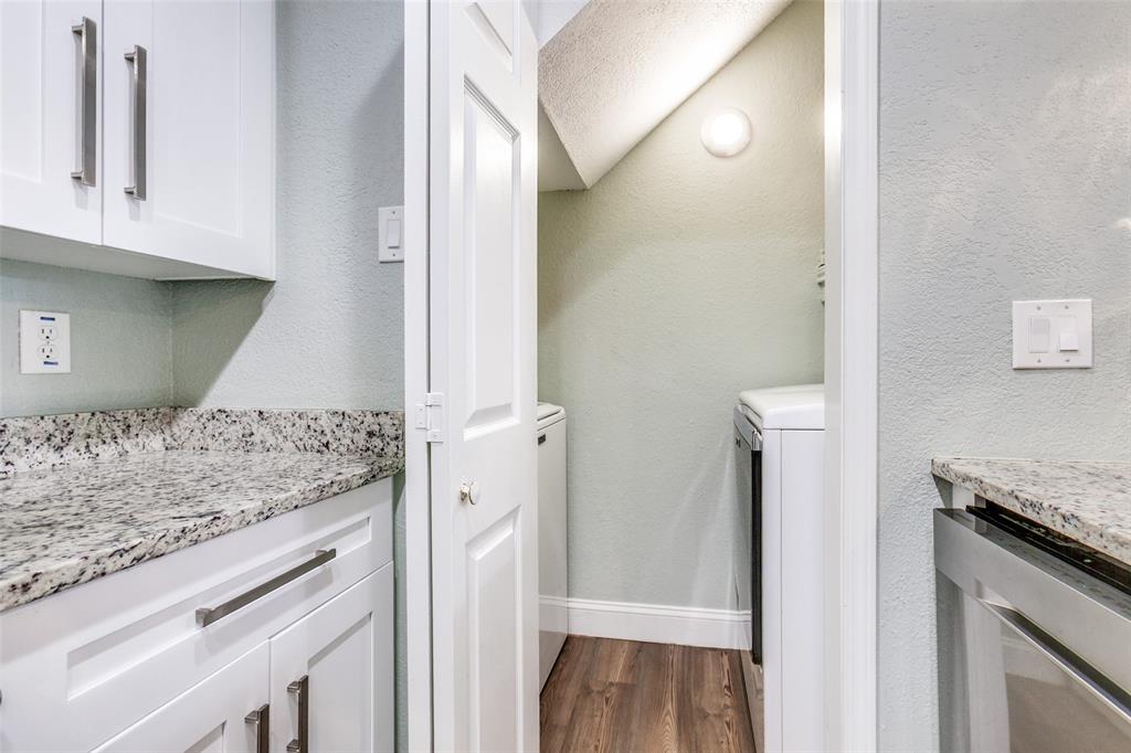 12660 Hillcrest Road, Unit 3206 Dallas, TX 75230 - Photo 15 of 32 View of laundry room in kitchen