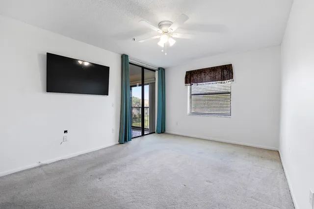 a view of livingroom with flat screen tv
