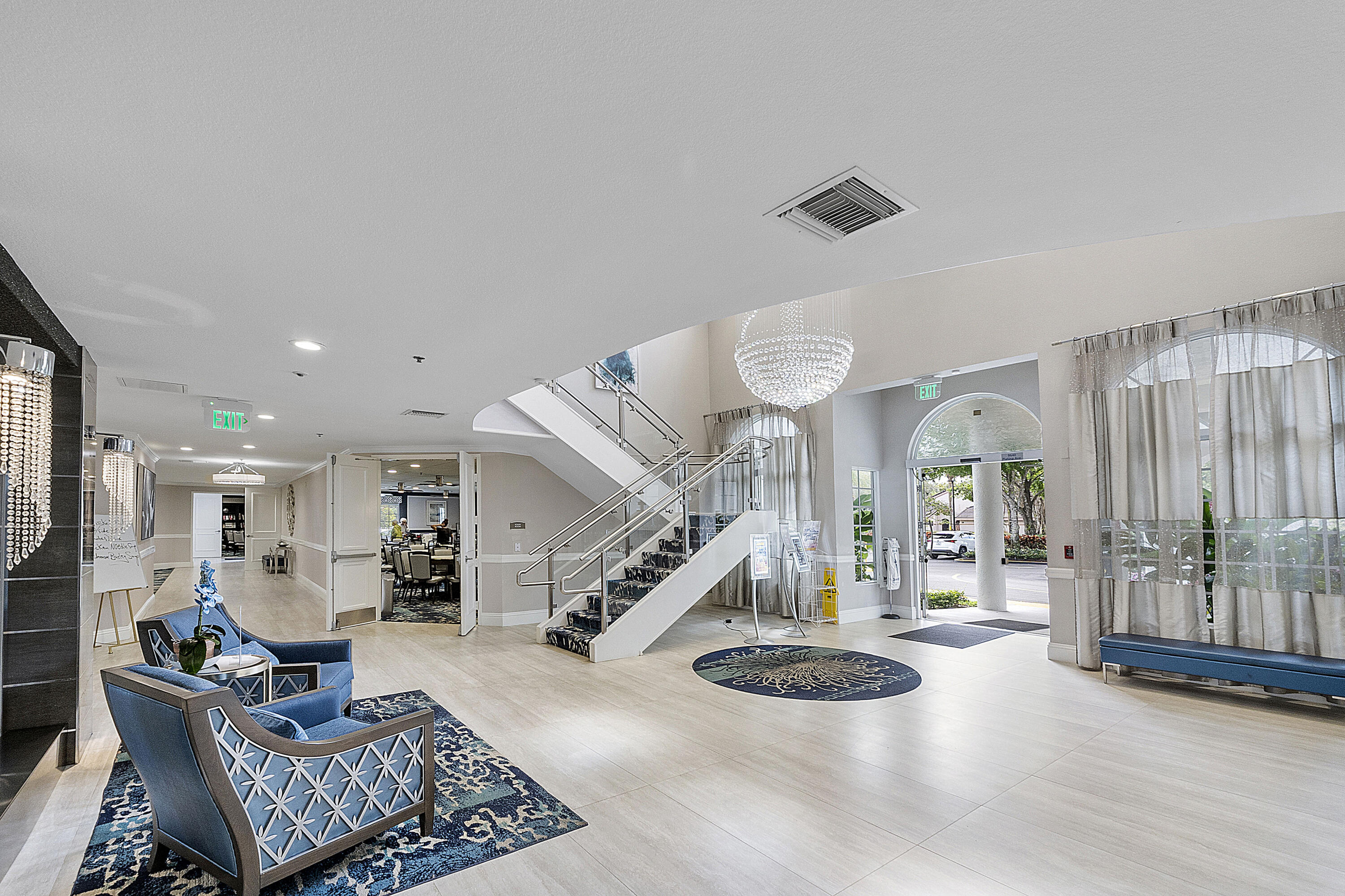 5153 Floria Drive, Unit V Boynton Beach, FL 33437 - Photo 30 of 39 a living room with furniture and a wooden floor