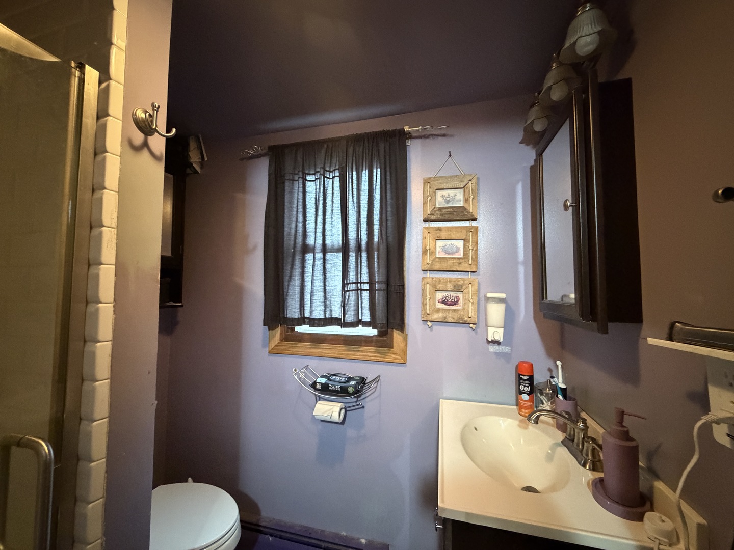 2308 Slayback Street Urbana, IL 61802 - Photo 32 of 37 a bathroom with a sink toilet and mirror