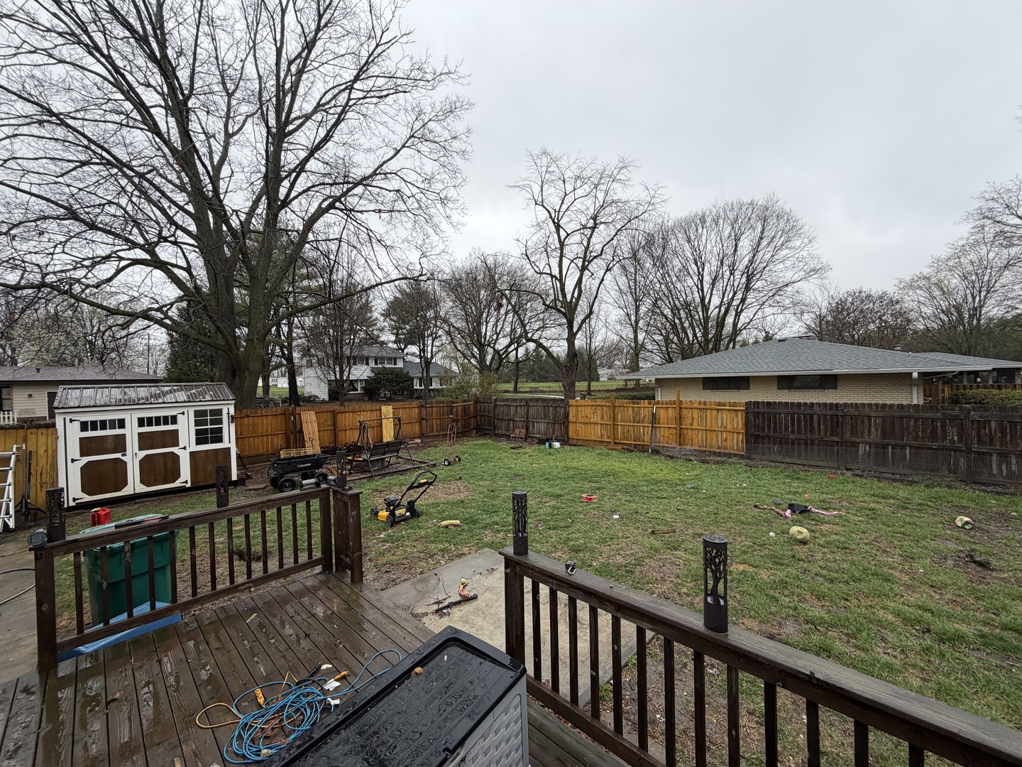 2308 Slayback Street Urbana, IL 61802 - Photo 35 of 37 a view of a house with backyard and trees