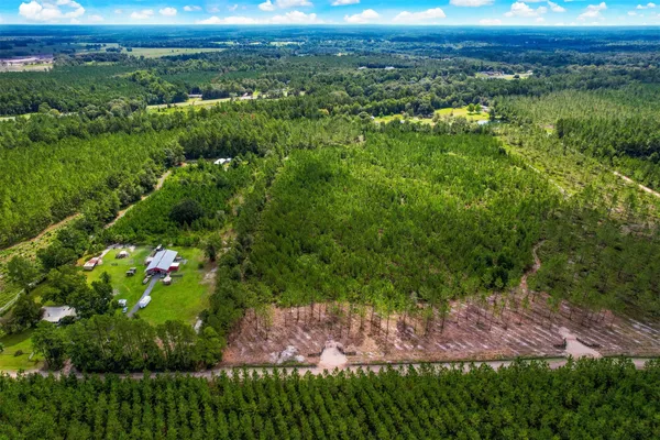 a view of a green field