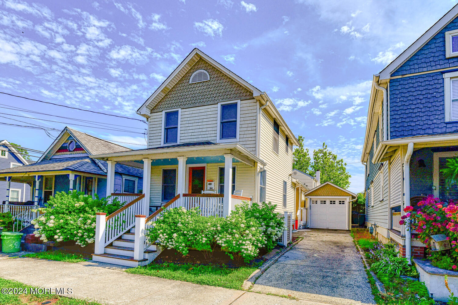 94 Clark Avenue Ocean Grove, NJ 07756 - Photo 2 of 29 a front view of a house with garden