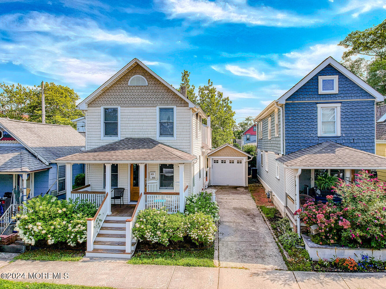 94 Clark Avenue Ocean Grove, NJ 07756 - Photo 26 of 29 a front view of a house with garden