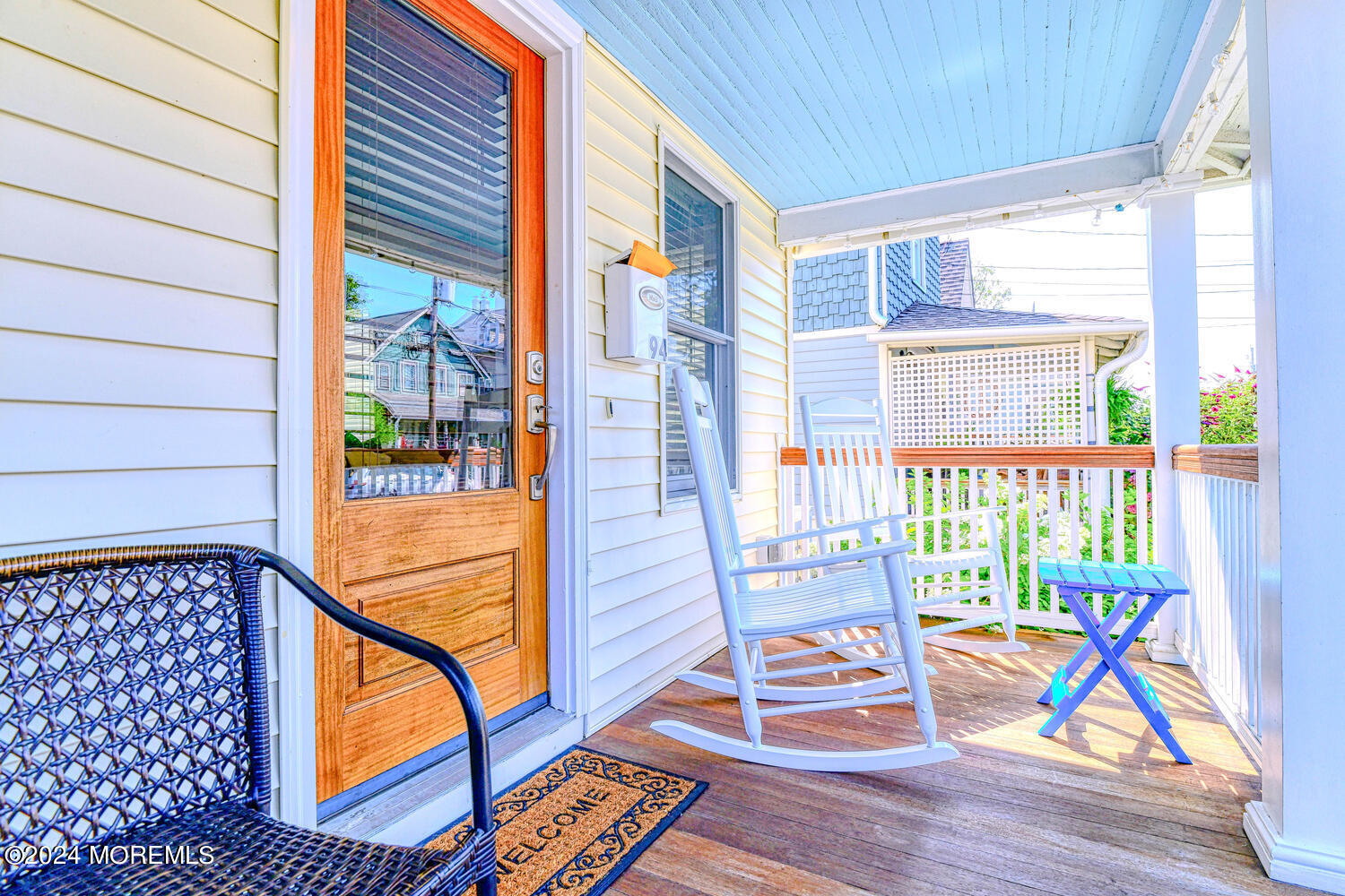 94 Clark Avenue Ocean Grove, NJ 07756 - Photo 4 of 29 a view of a balcony with wooden floor