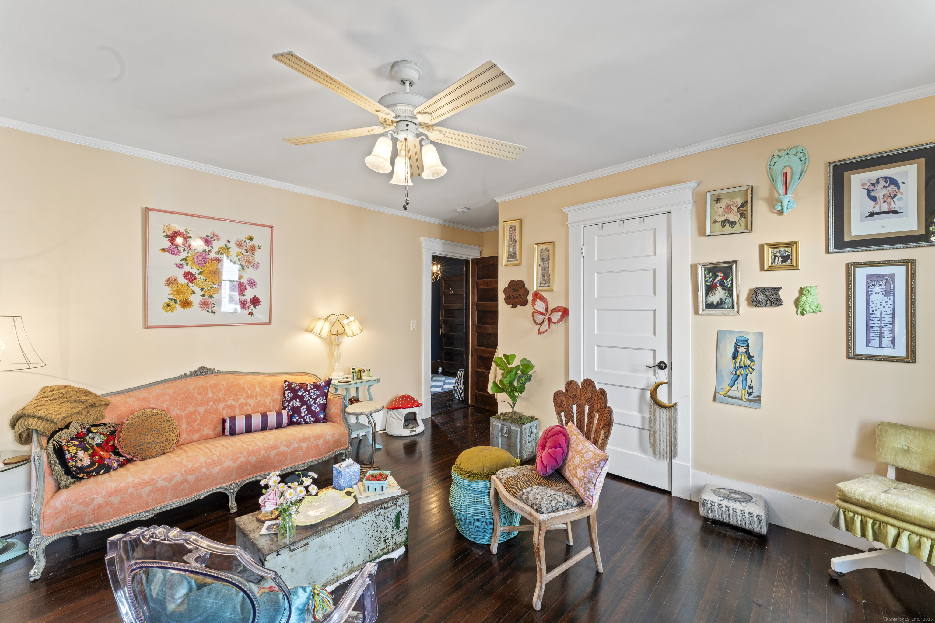 82 Main Street West Haven, CT 06516 - Photo 31 of 40 a living room with furniture and wooden floor