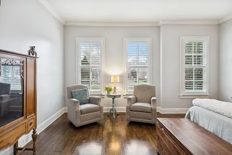 a bathroom with a tub and shower