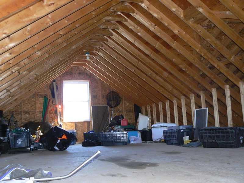 505 Pleasant View Ridge Road South China, ME 04358 - Photo 24 of 28 Garage. Attic/Storage above garage