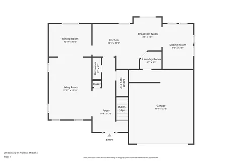 $719,000 | 298 Wisteria Drive, Franklin, TN 37064