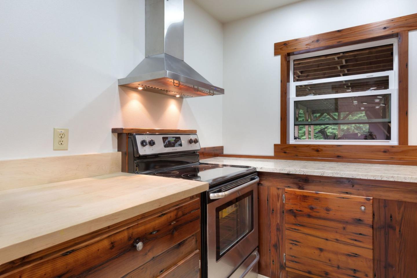 2060 Sparrow Valley Road Aptos, CA 95003 - Photo 34 of 45 a kitchen with a stove and a sink