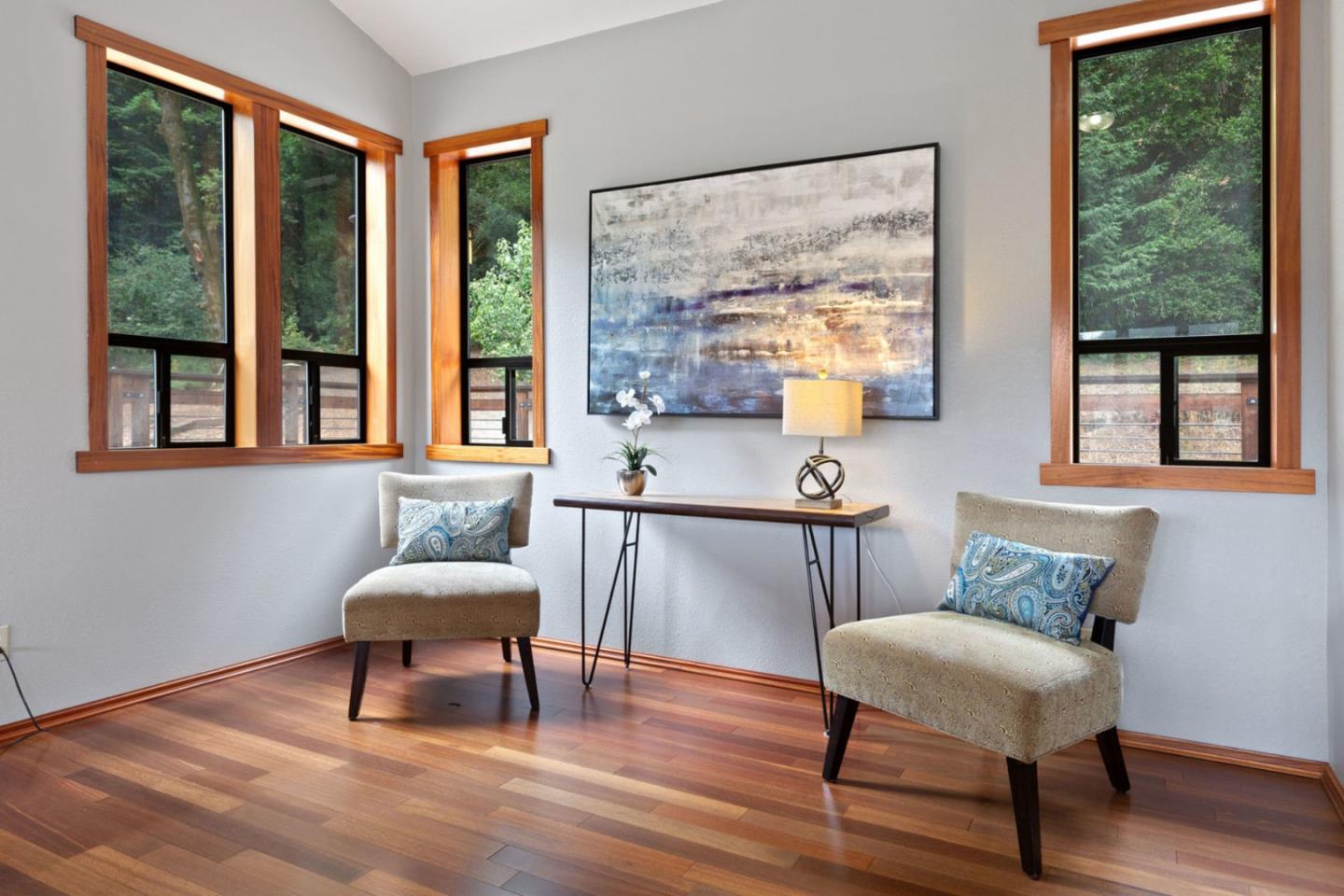 2060 Sparrow Valley Road Aptos, CA 95003 - Photo 10 of 45 a living room with furniture and a window