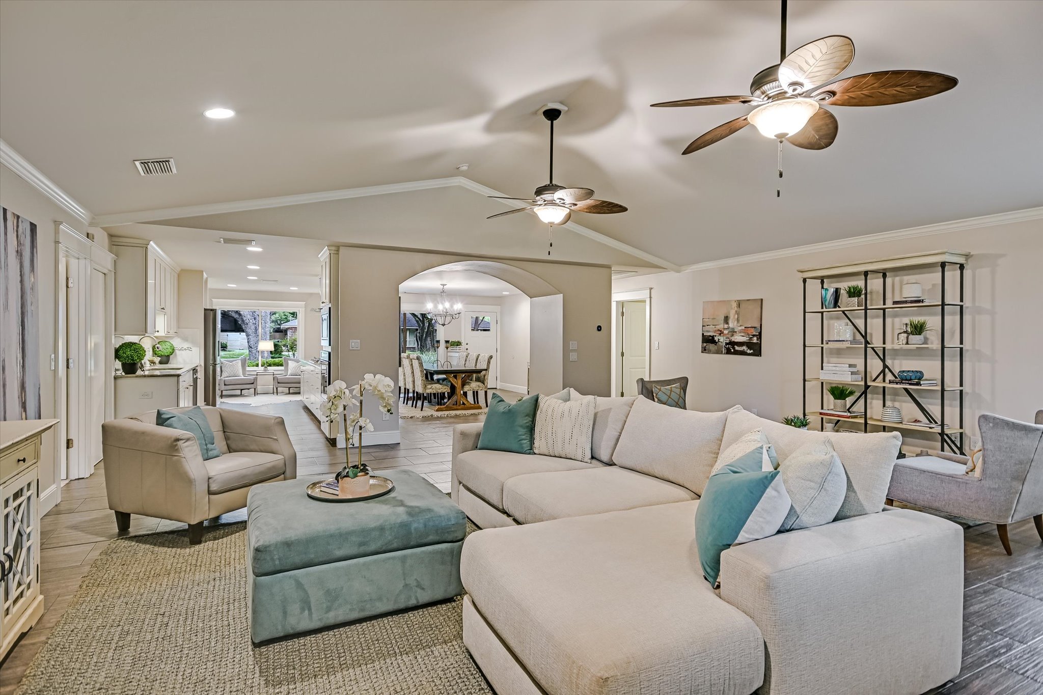 8602 Silver Ridge Drive Austin, TX 78759 - Photo 15 of 40 Dual ceiling fans offer cooling comfort in the hot summers.