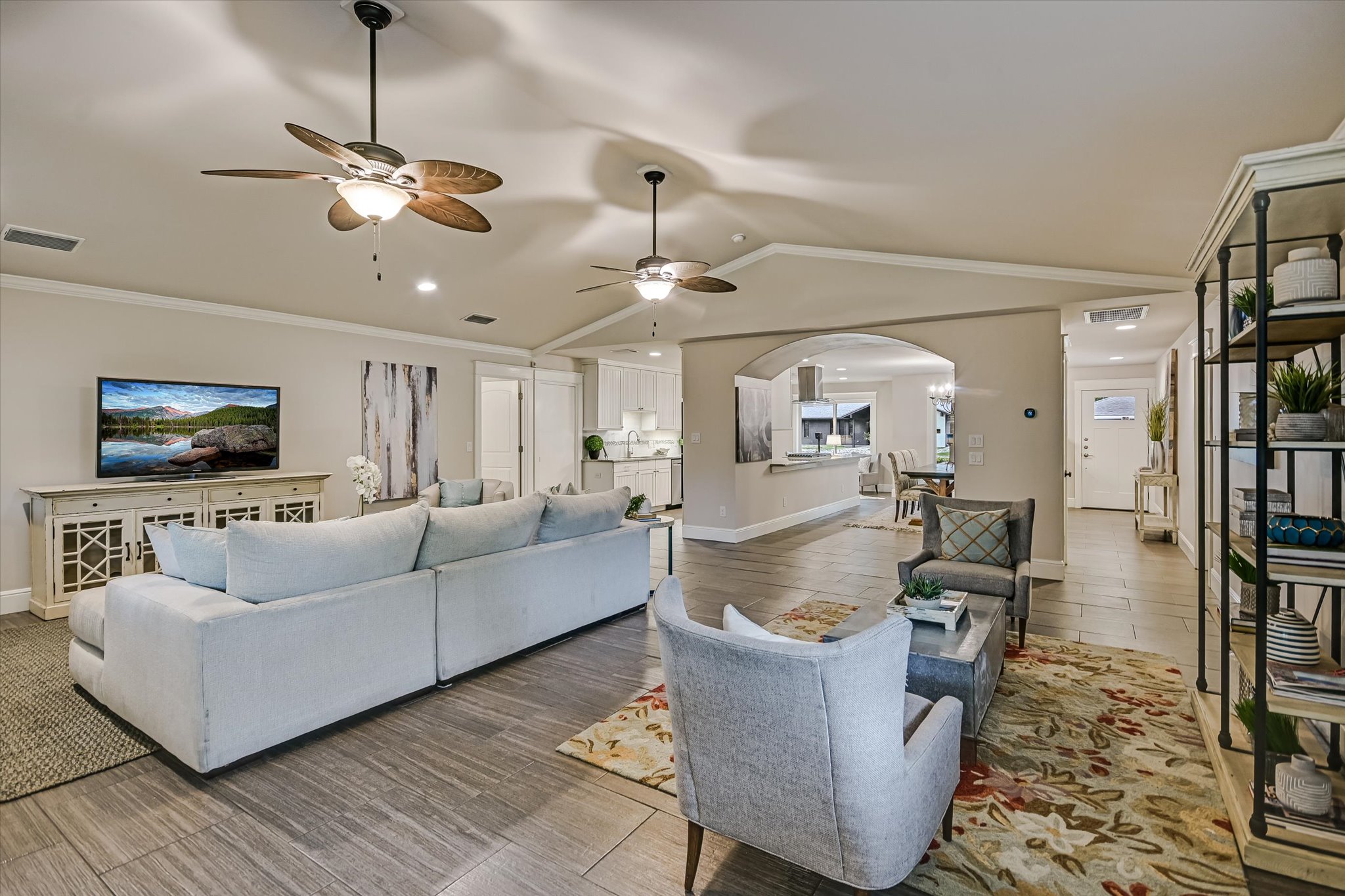 8602 Silver Ridge Drive Austin, TX 78759 - Photo 2 of 40 Welcome family and friends into a home that immediately feels warm, inviting, and beautifully appointed.