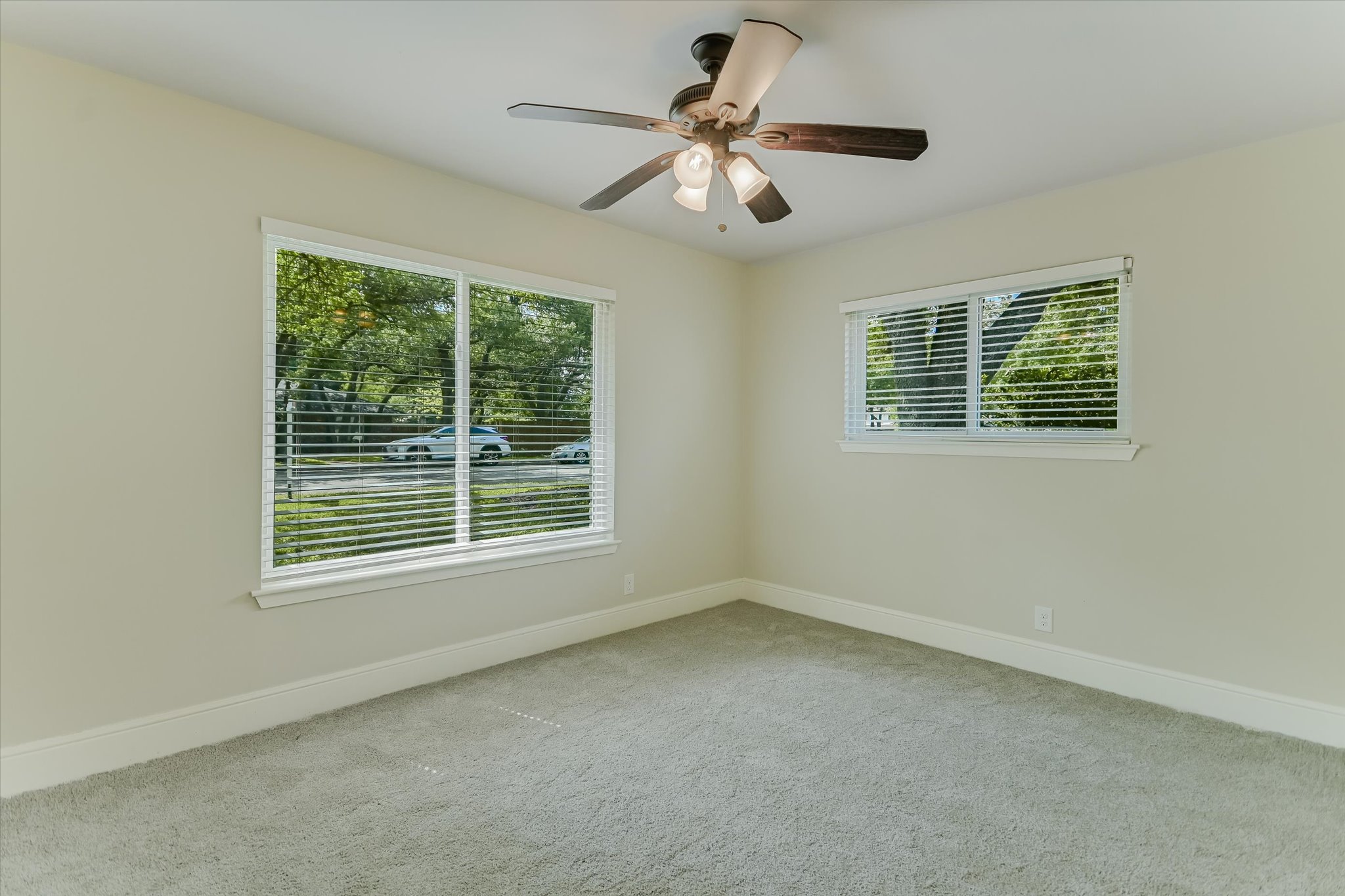 8602 Silver Ridge Drive Austin, TX 78759 - Photo 21 of 40 The fourth bedroom includes new carpet (April 2026), adding a fresh, updated feel.
