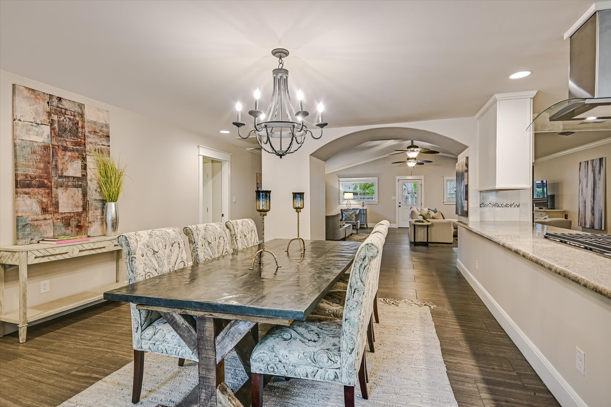 8602 Silver Ridge Drive Austin, TX 78759 - Photo 40 of 40 The open floor plan offers seamless front-to-back flow, enhancing both livability and connection between spaces.