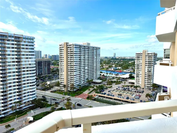a view of an ocean from a balcony