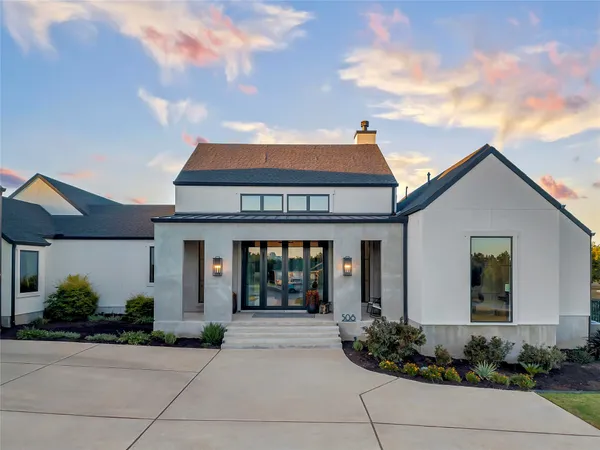 a front view of house with yard