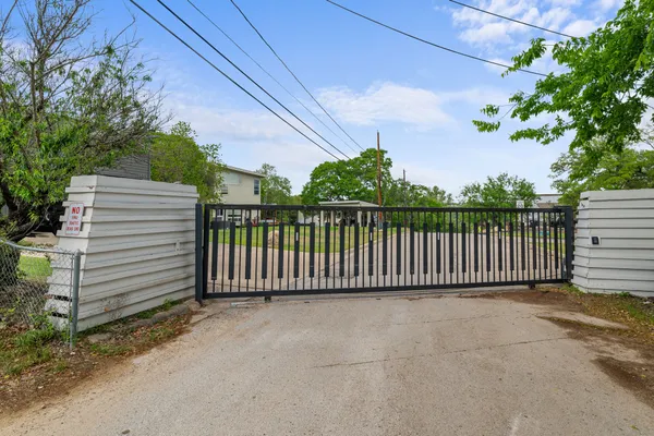 a view of a fence