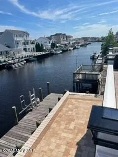 a view of a ocean with city