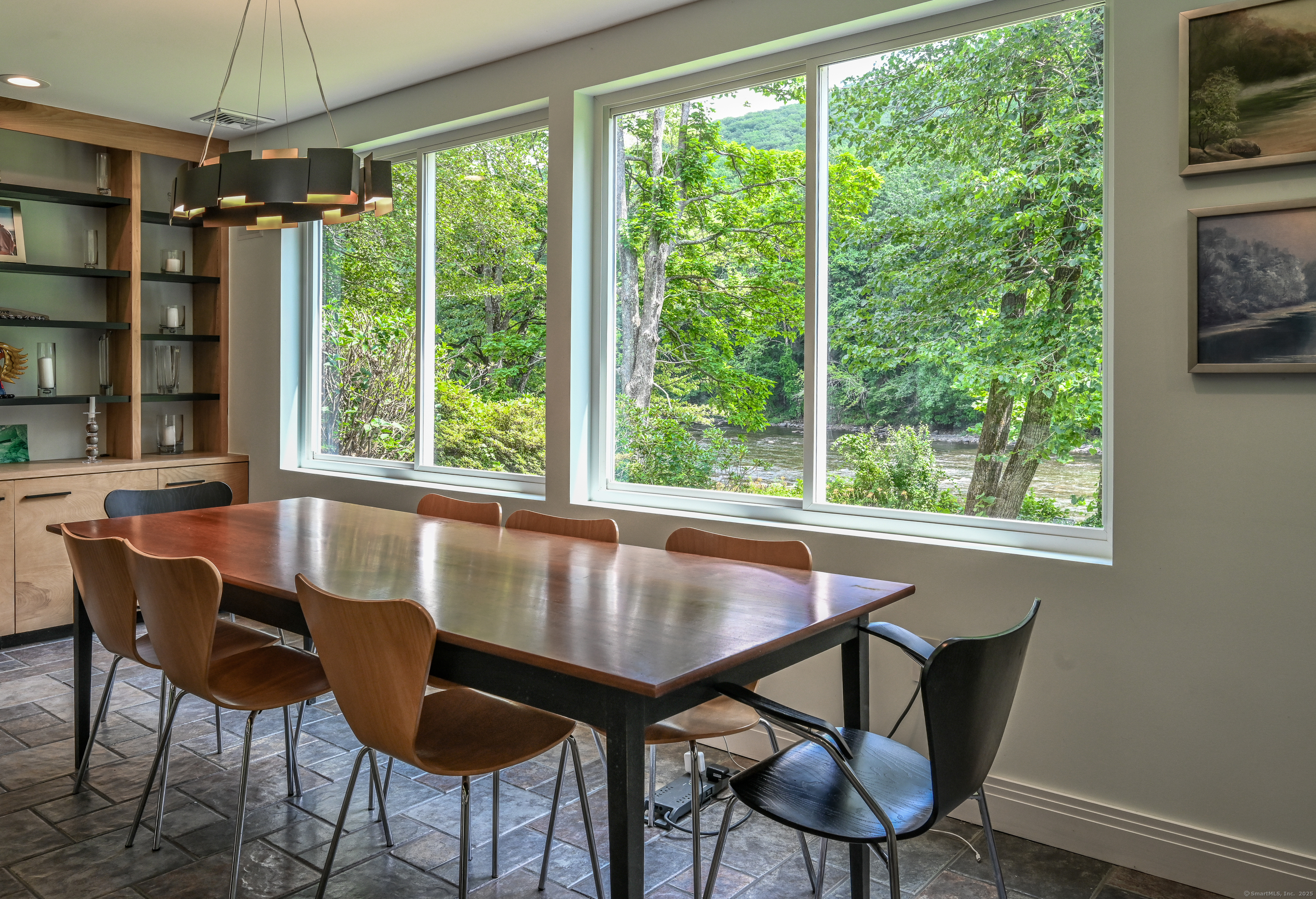 35 Kirk Road Sharon, CT 06796 - Photo 23 of 40 a view of a dining room with furniture window and outside view