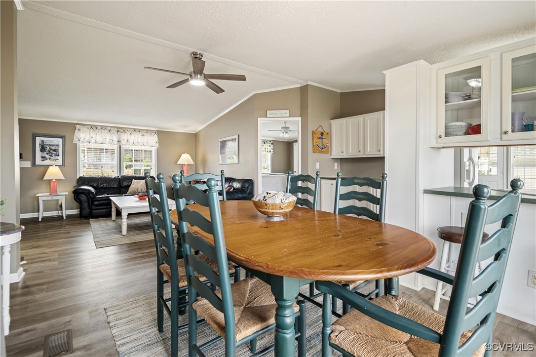 374 James River Overview Spring Grove, VA 23881 - Photo 18 of 49 a view of a dining room with furniture and a livingroom