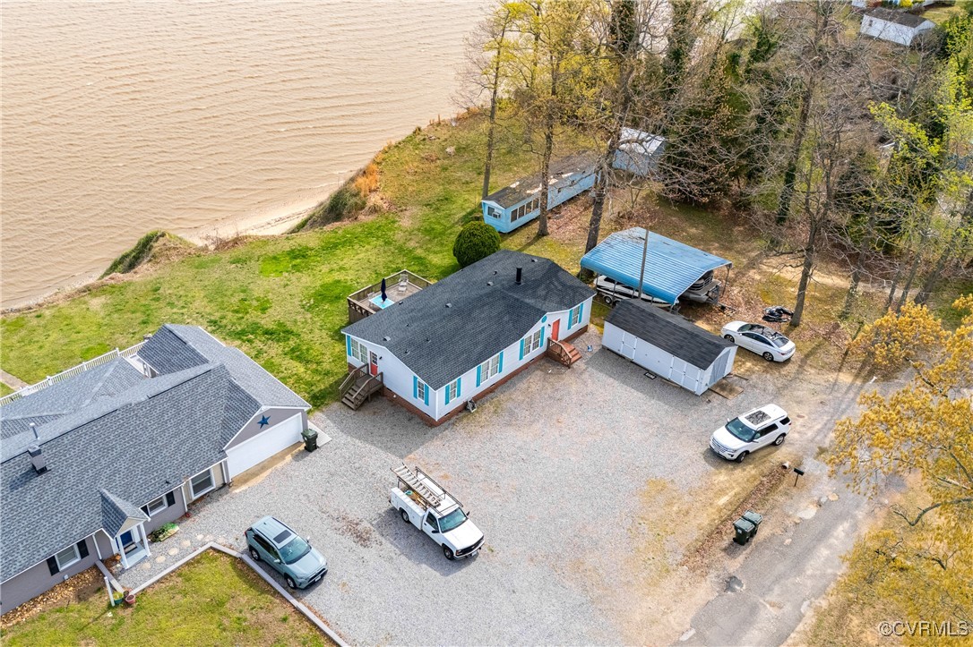 374 James River Overview Spring Grove, VA 23881 - Photo 45 of 49 an aerial view of a house with outdoor space