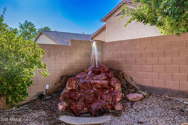 a view of a wooden house