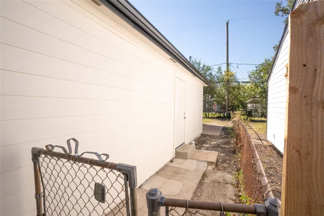 a view of balcony with furniture