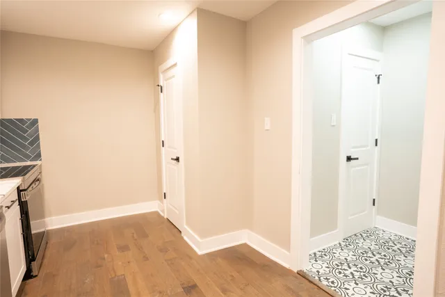 a view of an empty room