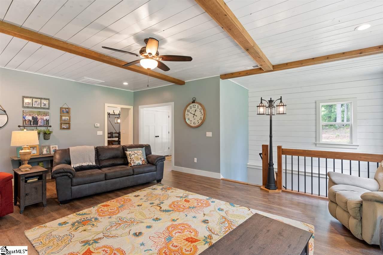 940 Bailey Mill Road Travelers Rest, SC 29690 - Photo 14 of 36 Incredible cedar beams and white washed ceiling.