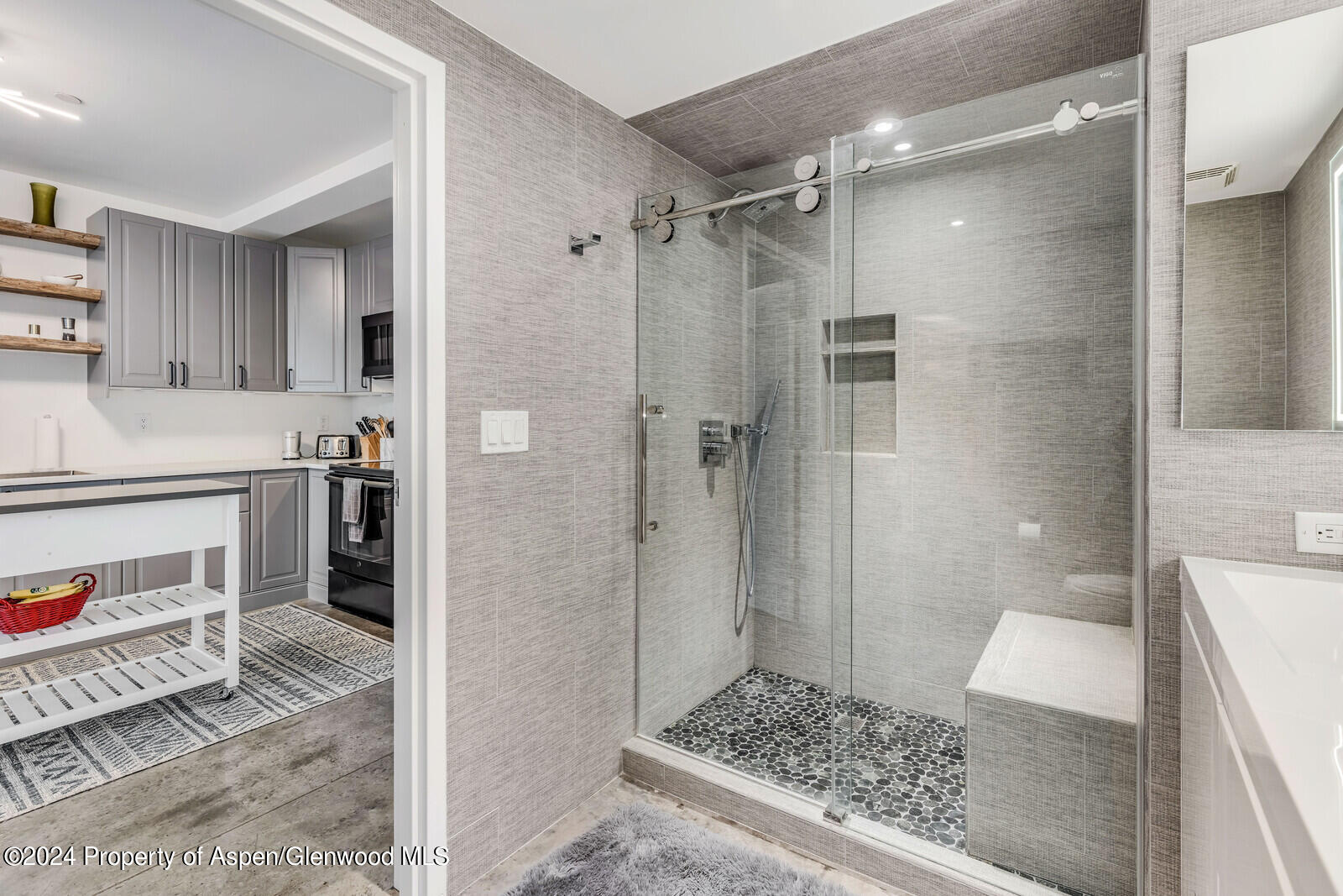 28 Widget Street, Unit 415 Basalt, CO 81621 - Photo 9 of 23 a bathroom with a shower and a sink