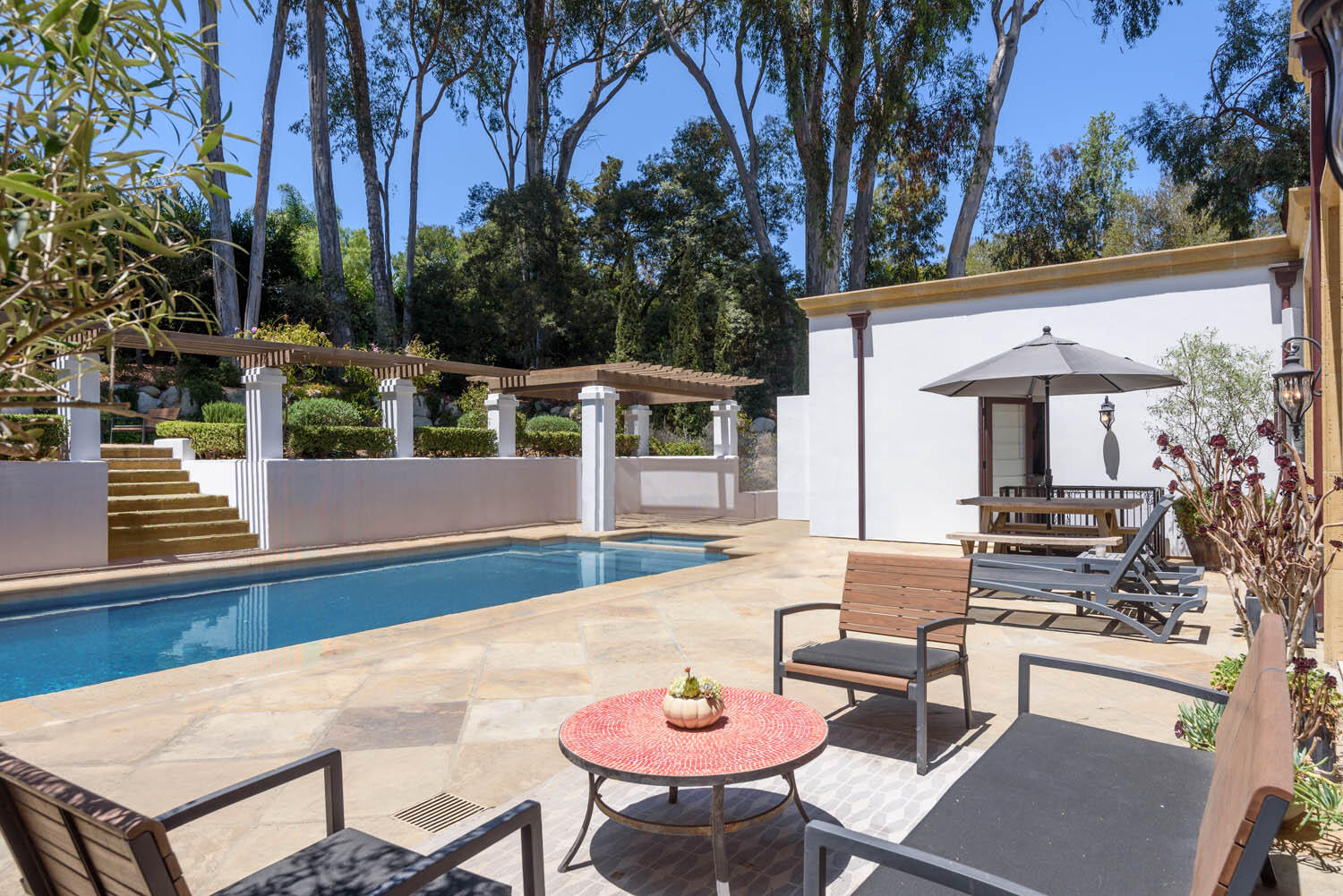 2900 Sycamore Canyon Road Montecito, CA 93108 - Photo 5 of 20 Pool terrace
